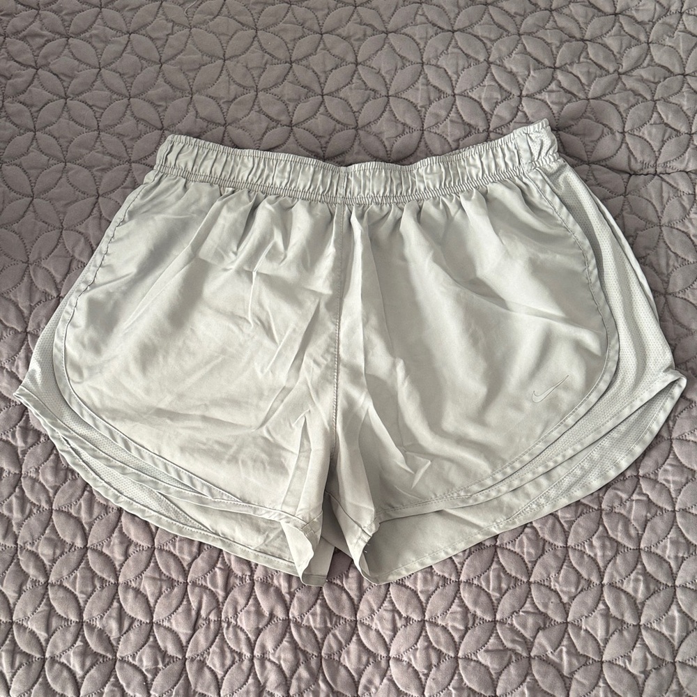 Nike Women's Light Gray Athletic Shorts